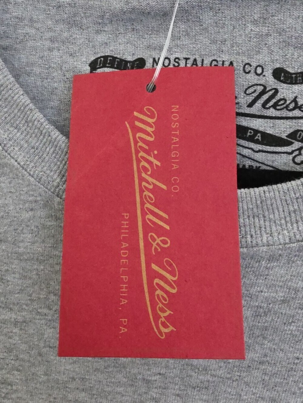 Mitchell & Ness Gray Padres Script Tee with Gold Accent - Picture 4 of 7